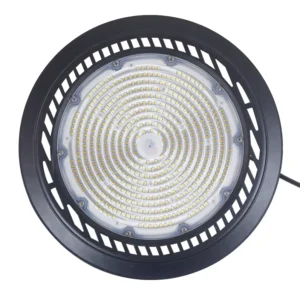 Aluminum Waterproof Warehouse UFO Lamp 2835 LED Chips 3 Color Temperatures Adjustable Industrial LED High Bay Lighting