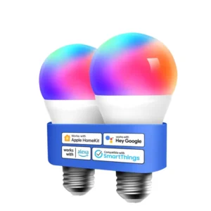 Apple HomeKit Smart WiFi LED Bulb E27 RGBWC Works with Siri Voice Control App Remote Dimmable Scan to Connect