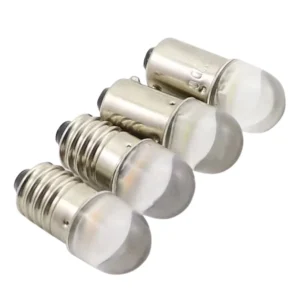 BA9S E10 6V 12V 24V LED Instrument PC Bulb 0.2W Warm Cold White