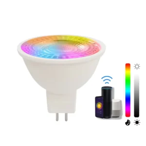 Banqcn MR16 Smart Spotlight RGB Multicolor Warm & Daylight 3W AC/DC 12V GU5.3 LED WiFi Bulb Wifi Bulb Cob Smart Light