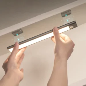 Battery Operated LED Closet Sensor Light Kitchen Cabinet Lighting Motion Sensor 5V Aluminum Profile LED Strip Wardrobe Bedroom