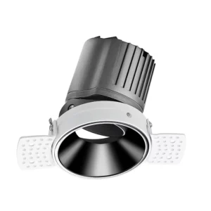 CE ROHS ETL Approved IP44 LED 5 Year Warranty Recessed Trimless Frameless Adjustable Anti Glare 20W Hotel Downlight