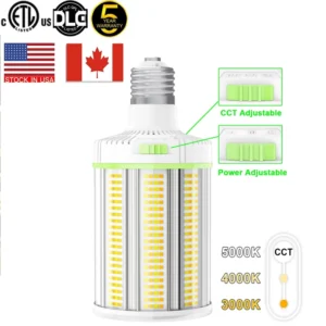 CETL DLC CE Led Corn Bulb Light Cob 100w 120w Ip65 60w 80w 150w E27 E39 E40 Corn Lamp Street Lights for Warehouse Factory
