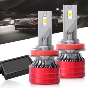 Car LED Headlights Blade Style High Brightness Spot Beam Cutting Line 12V 56W 8000 Lumens Universal Fitment High Low Beam