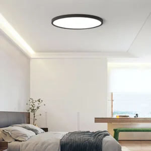 Ceiling LED Lighting 300mm 400mm 500mm Flat LED Panel Lamp 24W 36W 48W Square Round LED Ceiling Panel Light for Home