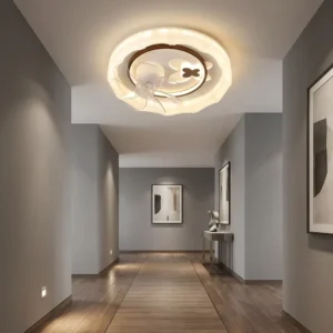 Ceiling Light Fixture 3 Color Changeable Remote Control Fan LED Panel Lighting For Supplier From China Factory