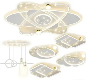 Ceiling Lighting Smart Art Acrylic Chandelier Lamp Hotel Restaurant Decoration Led Modern Pendant Lights Indoor Lighting