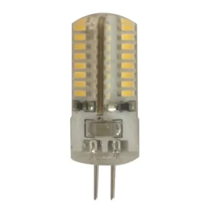 China Sky Manufacture Silicone LED G4 3W AC 110V/220V 64pcs 3014SMD 15x41mm Residential LED Corn Bulb 3000K Energy Star