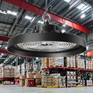Commercial Industrial Lighting 100W 150W 200W 240W IP65 Waterproof High Lumen Anti glare UFO LED High Bay Light for Indoor Usage