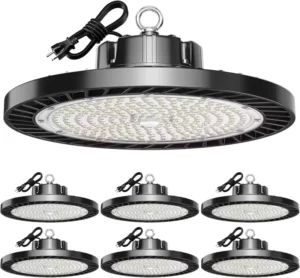 Commercial Industrial Lighting UFO for LED High Bay Lights IP65 5000K for Warehouse Workshop Garage UL ETL Certification