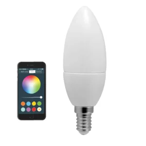Compatible with Tuya APP, Alexa 4.5W E14/E27/B22/B15 350LM WiFi Gateway Smart LED Bulb