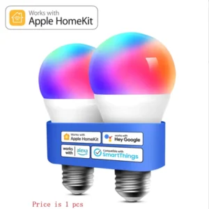 Cozylife Homekit WiFi Bulb Siri Voice Control RGBWC AC85-265V Smart LED Bulb