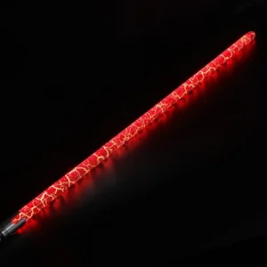 Cracked Neopixel Combat Saber Blade Bullet Tip Sword Dueling Lightsaber Blade 28inch 32inch 36inch Length OD 1inch Options