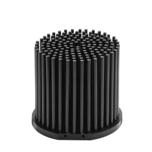 Custom 84mm Cold Forged Aluminum Heatsink High-Density Pin Fin Cooling for LED Lighting & Industrial