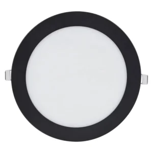 Custom Black Round Square LED Panel Light Ultra Thin DC12V 24V 170mm 240mm 300mm Aluminum SMD2835 9W 12W Downlight Spotlight