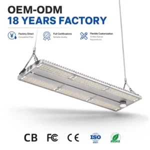 Custom Dimmable Linear High Bay Light SMD 2835 3030 LED Industrial Light for Warehouse Workshop Supermarket Garage