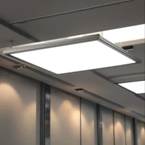 Custom Edge Back Lit LED Panel Light 600x600mm High Lumen Flat Commercial Ceiling Lighting for Office Retail