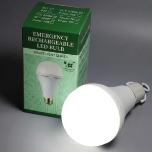 Custom Rechargeable LED Emergency Bulb Energy Saving Indoor Outdoor Emergency Lamp