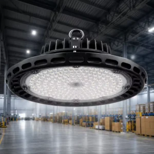 Custom Waterproof Aluminum 300W High Bay Lights Industrial with Sensor for Warehouse Garage Workshop Factory