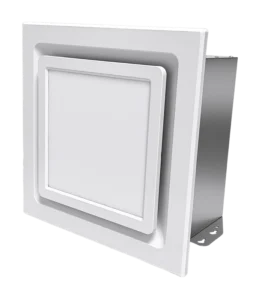 Customized 12 Inch 110V 220V Ceiling Mounted Metal Exhaust Fan LED Light 280 M/h Airflow 42dB Quiet for Household Bathroom