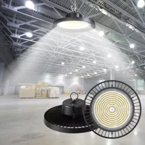 DLC ETL 150W 22500LM Aluminum IP65 Waterproof Industrial Commercial LED High Bay Fixture Dimmable Ceiling Highbay Light