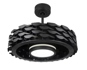 Decorative DC Motor Ceiling Fan Light 21” 29” Inch Bladeless LED Ceiling Fan with Remote Control