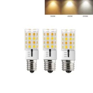 Dimmable 3W 3CCT E14 E12 E17 Corn LED Bulb AC100-130V/220V Three-Color Changed 3000K-4000K-6500K APP/WiFi Switch