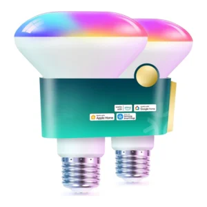 Dimmable Indoor WiFi Alexa Google Assistant BR30 Color Changing LED Recessed Light Bulb Flood Smart Light Bulbs Smart Home Lights