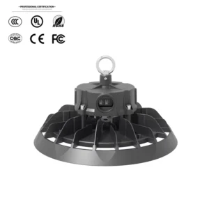 Dimmable Microwave Sensor IP65 150lm/W Emergency Lighting 200 Watt LED High Bay Light for Workshop and Parking Lot