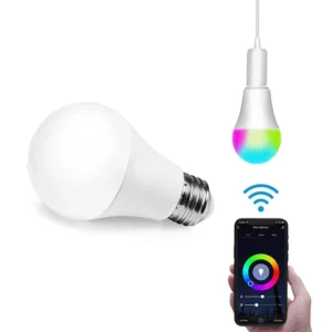 Dimmable Smart Bulb Wifi Lamp AC100 265V A60 Voice Control E27 Bombillas Led App Operate Alexa Google Assistant Wake up Light