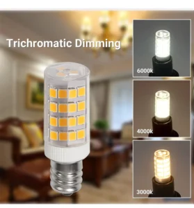 E11 E12 110V 4W Dimmable LED Corn Bulb SMD2835 Microwave Oven Warm White Light