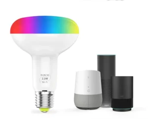 E26 RGBCW Multi-Color 11W Smart WiFi LED Light Bulbs