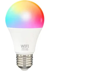 E27 9W RGB Smart LED Light Bulb WiFi Remote Control Aluminum AC for Bedroom Reflector Type