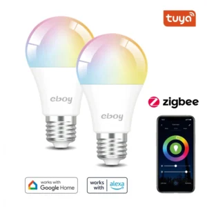 E27 B22 A60 RGBCW 9W 806 LM CE ERP Tuya Zigbee For Alexa Google App Control Dimmable LED Light Smart Bulbs For Home