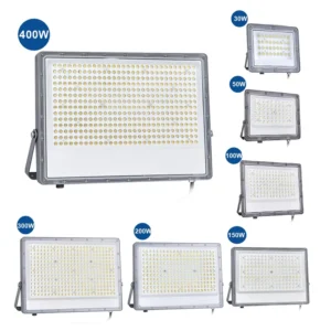 EU Stock Outdoor LED Floodlight 30W 50W 100W 150W 200W 300W 400W Waterproof Spotlight for Garage Parking Lot Yard LED Projector