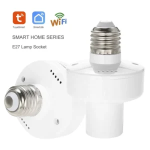Easy Installation Tuya Smart WiFi E27 Holder Lamp Socket PST-WL-LC01