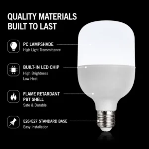 Economical Recharge Emergency LED Lamp Built in Lithium Cell Anti Flicker Indoor Apartment Power Cut Backup Lighting Bulb