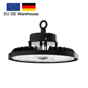 European Warehouse ENEC 185lm W Waterproof 100w 150w 200w 3CCT Smart UFO Led High Bay Light With Emergency Battery