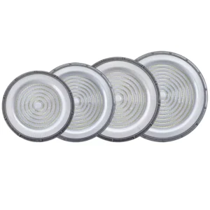 Factory Direct IP65 UFO LED High Bay Light for Industrial Warehouse & Workshop 100W 150W 200W Aluminum Lamp Body
