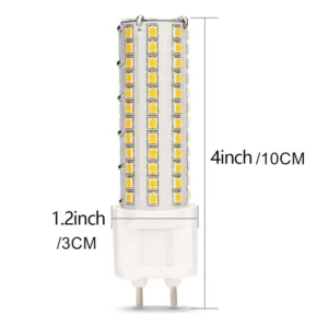 Factory Direct Sale Aluminum LED Corn Light G12 12W 108PCS SMD 100-277V AC Dimmable 3000K-6000K Color Temp Residential Use