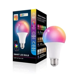 Factory Hight Quality Rgbw Wifi Lamp Light E27 Wifi Wireless Led Bulb Home Life Smart Tuya Bulb