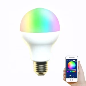 Factory OEM Tuya App Intelligent RGB Led Light Bulb Wifi Connection Led Colorful Lamps