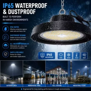 Factory Sales 3CCT 3Power Switchable 60W Garage UFO Workshop Highbay Lighting Industrial LED High Bay Light