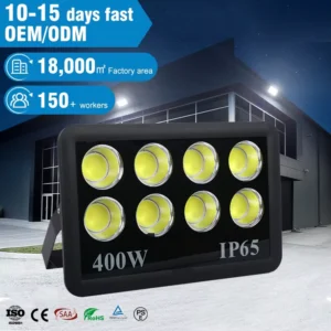 Factory Supply OEM ODM 50W 100W 150W 200W 250W 300W 400W 500W 600W Outdoor IP65 Waterproof Floodlight LED Flood Light