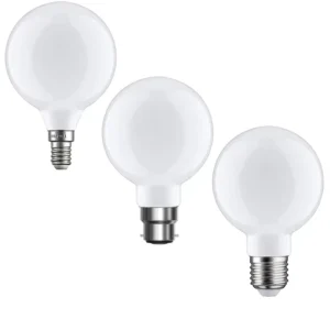 G45 G95 Globe LED Filament Bulb E27 Base Frosted Milky White 3W 5W 7W 12W 15W Vintage Edison Bulb for Indoor Lighting