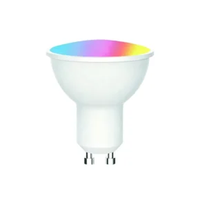 GU10 Wi Fi Smart LED Spotlight 6W RGBW Color Changing Light Bulb AC Compatible Alexa Google Home Remote Control Switch Mode