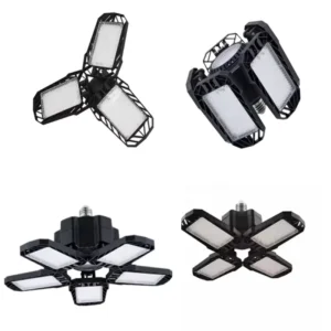 High Bright B22 Bohlam LED 90 Angle 3 Leaf Fan Blade LED Bulb Adjustable 36W Deformable Foldable LED Light