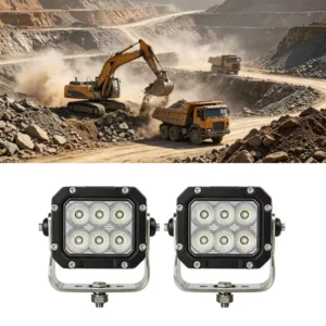 High-Intensity Industrial LED Floodlight 60W 6000LM IP68 Waterproof Heavy Duty EMC R10 Certified
