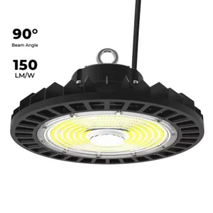 High Lumen 150W 200W 240W Selectable Aluminum 5000K Commercial Industrial Warehouse ETL SAA Certified 0 10V Dimming UFO For High