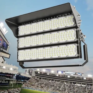 High Lumen 160lm/w LED Stadium High Mast Floodlight 750W Aluminum IP66 Outdoor Dimmable Ra70 Control Meanwell